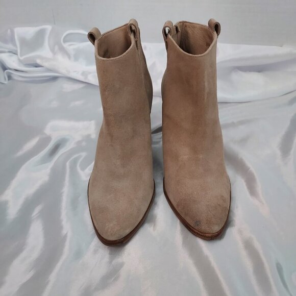 J Crew Eaton Pull On Suede Ankle Bootie Size 9.5 - Picture 6 of 6